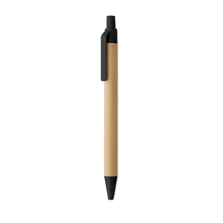 Push button ball pen in bamboo - MO2635 (MOCN#03)